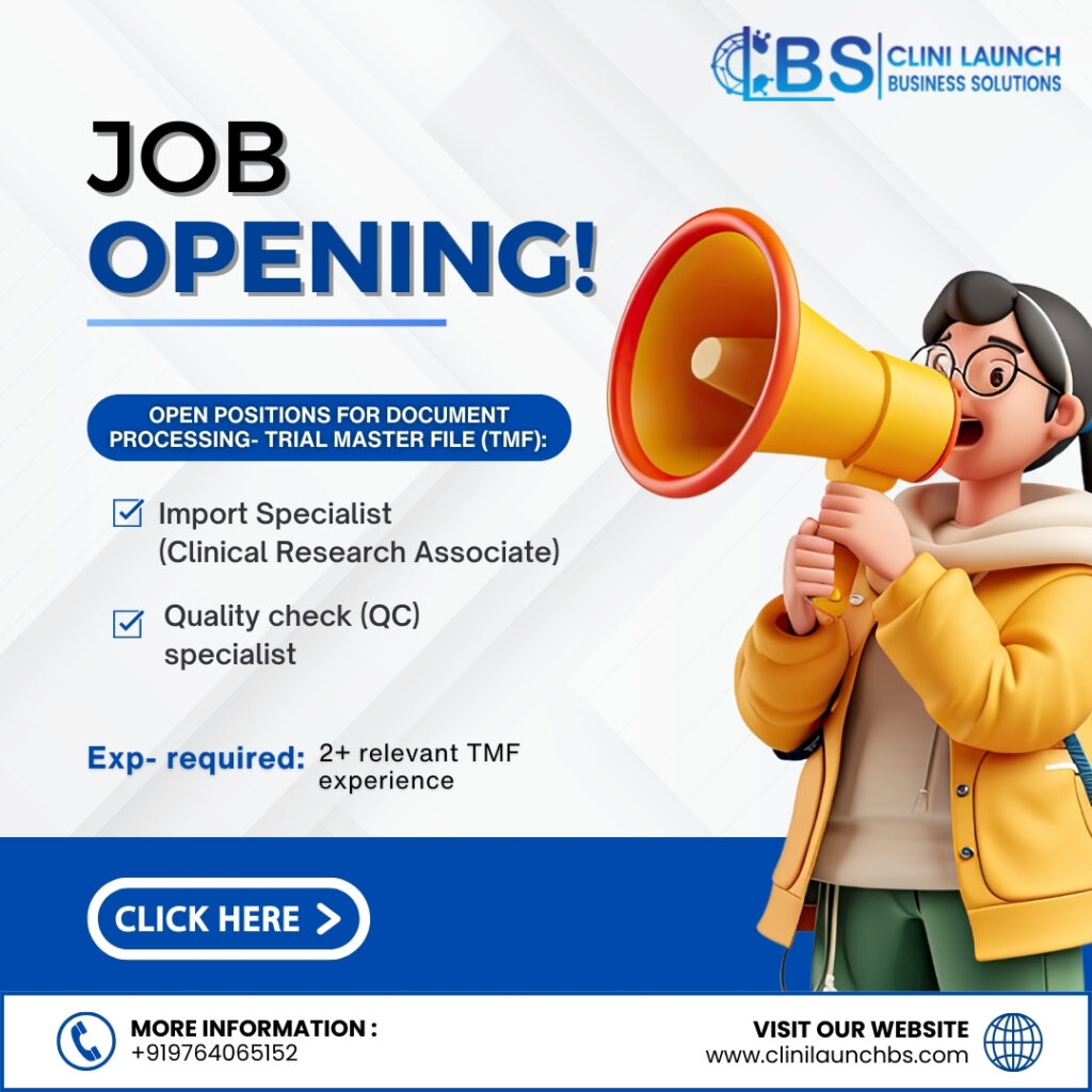 Job opening for Trial Master File